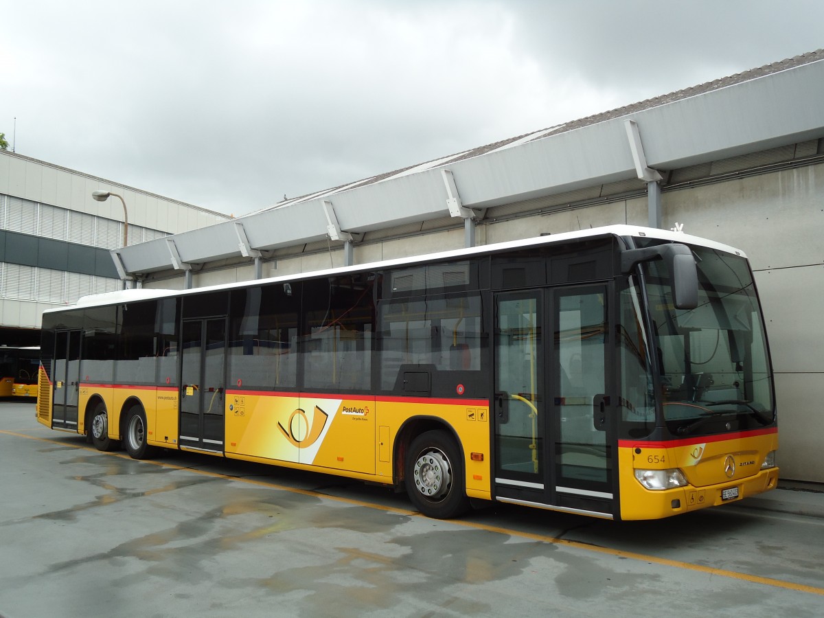 (145'448) - PostAuto Bern - Nr. 654/BE 560'403 - Mercedes am 23. Juni 2013 in Bern, Postautostation