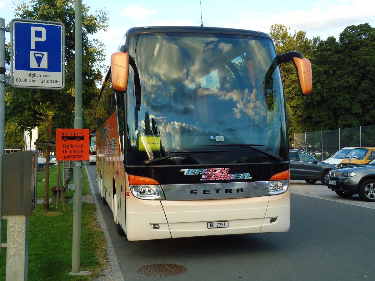 (146'285) - Saner, Laufen - Nr. 18/BL 7351 - Setra am 10. August 2013 in Thun, Strandbad