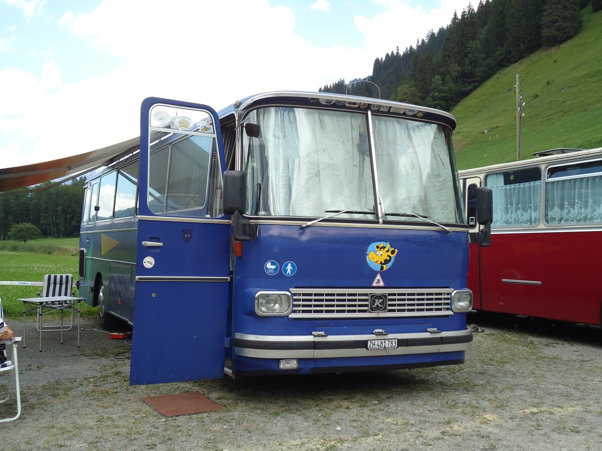 (146'339) - Camenisch, Dietlikon - ZH 481'783 - Setra am 17. August 2013 in Lenk, Metschbahnen