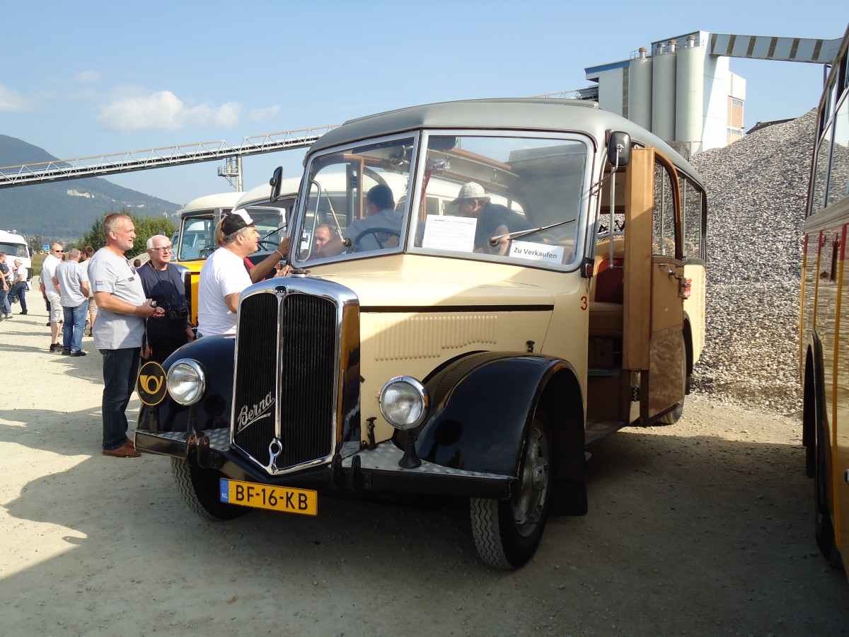 (146'547) - Aus Holland: SVA Dordrecht - Nr. 3/BF-16-KB - Berna/FHS (ex Graf, Bleiken; ex P 20'201) am 31. August 2013 in Niederbipp, Saurertreffen