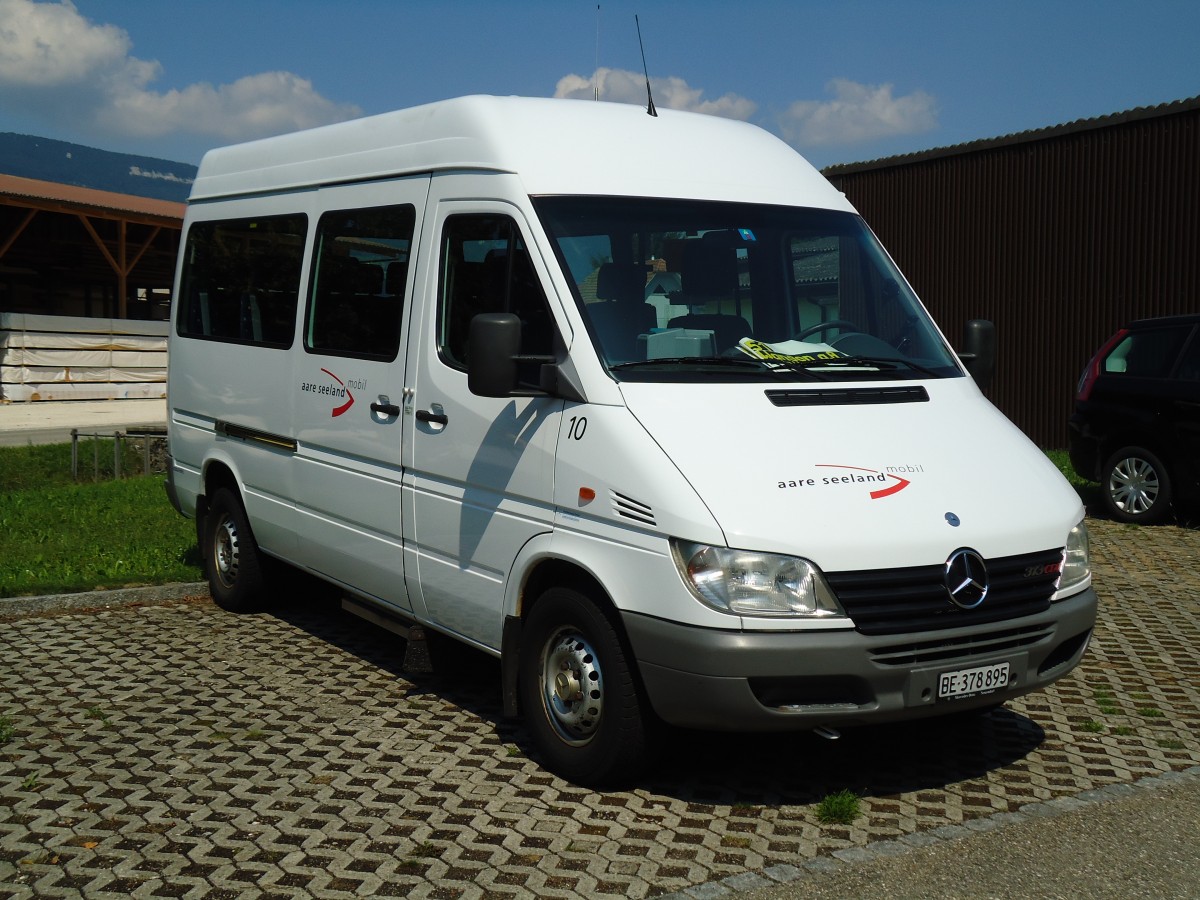 (146'769) - ASm Langenthal - Nr. 10/BE 378'895 - Mercedes am 31. August 2013 in Wangen a.A., Garage