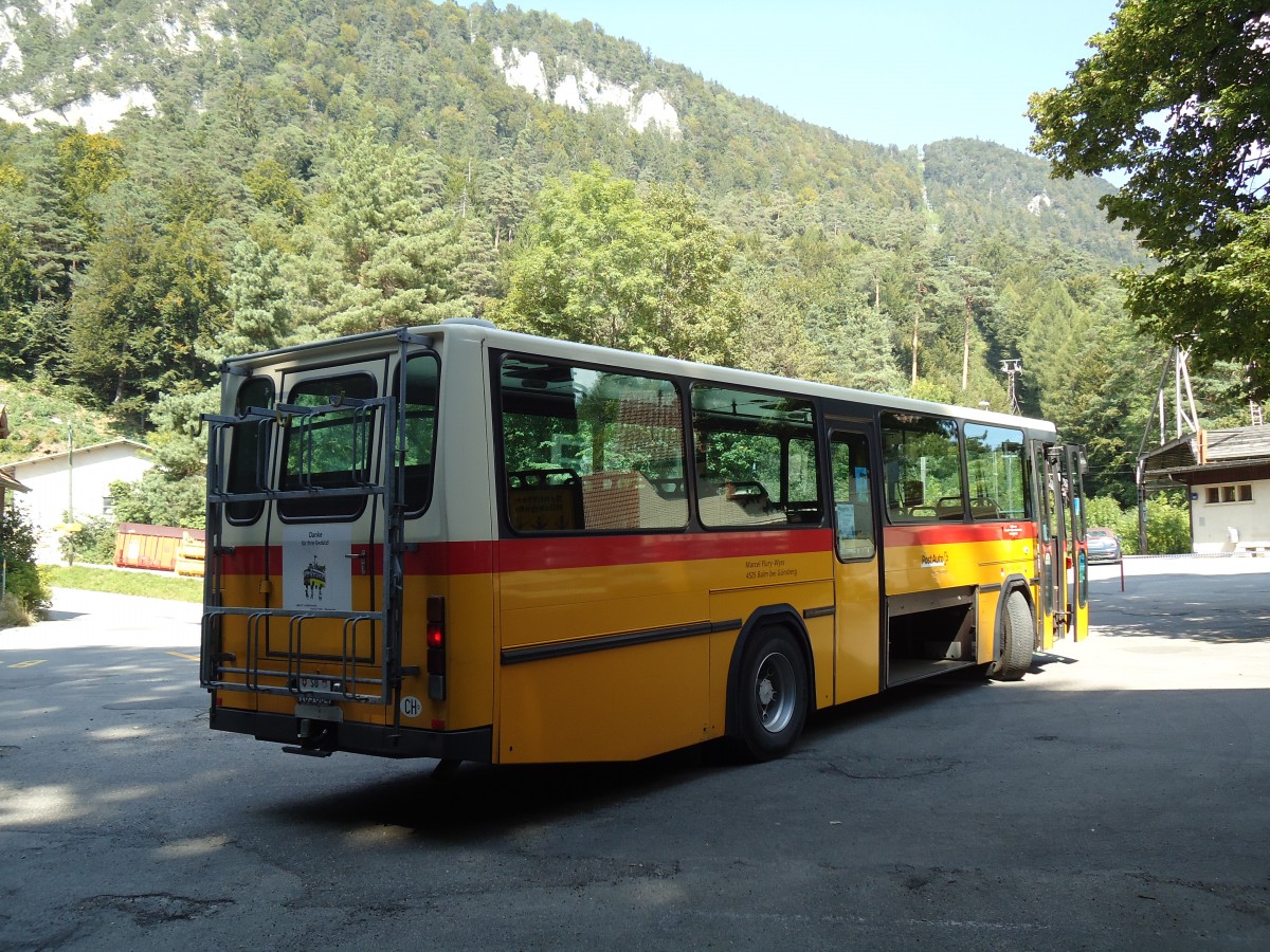 (146'791) - Flury, Balm - SO 163'884 - NAW/Hess (ex Steiner, Altbron Nr. 11) am 31. August 2013 beim Bahnhof Oberdorf