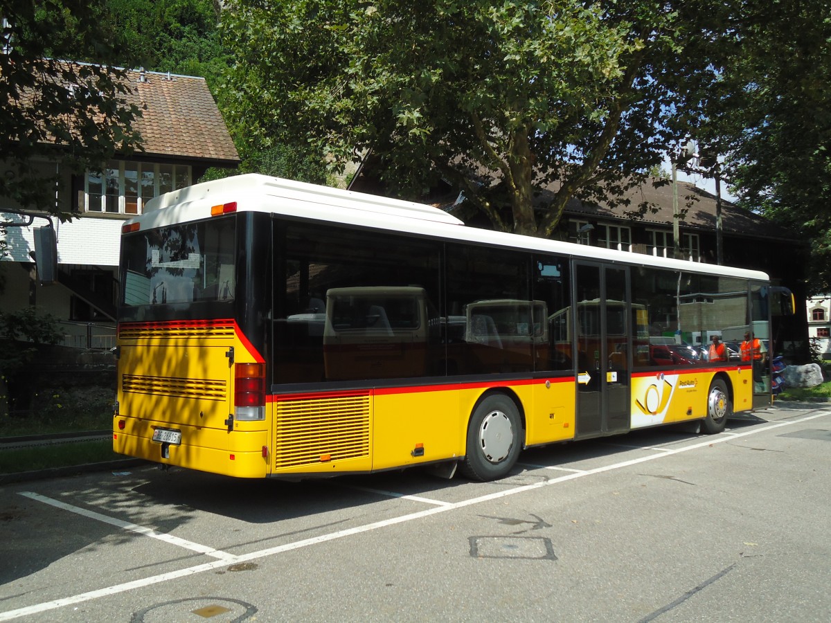 (146'915) - AVA Aarberg - Nr. 12/BE 26'615 - Setra (ex Nr. 5) am 1. September 2013 in Burgdorf, Markthalle