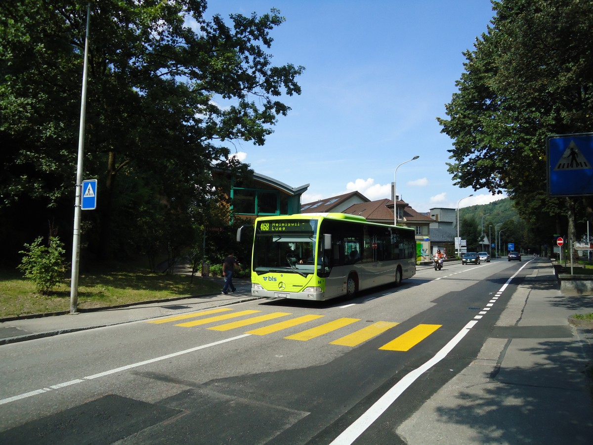 (146'965) - Busland, Burgdorf - Nr. 84/BE 652'276 - Mercedes (ex Lanz, Huttwil) am 1. September 2013 in Burgdorf, Hallenbad