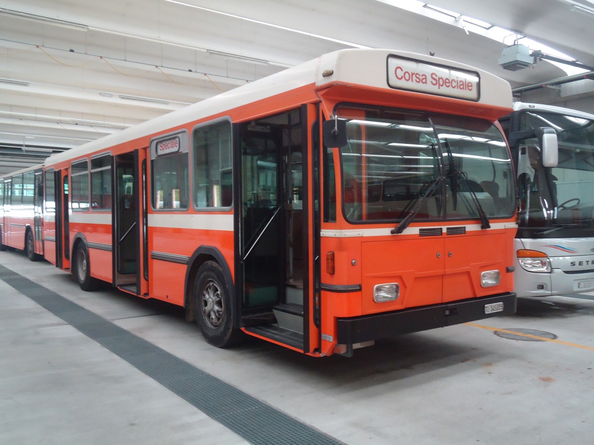 (147'783) - AMSA Chiasso - Nr. 15/TI 145'615 - Saurer/Hess am 6. November 2013 in Balerna, Rimessa