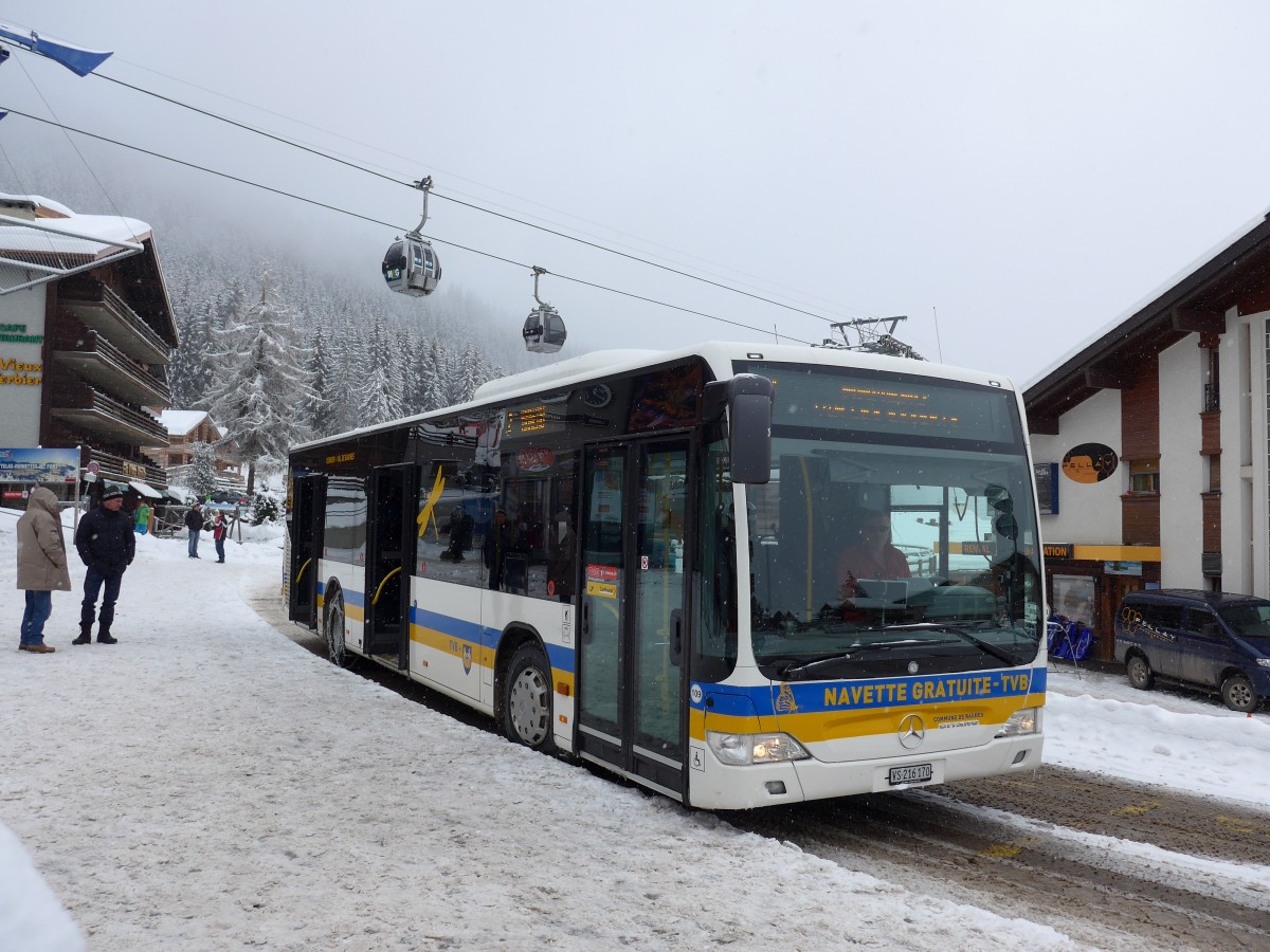 (148'717) - TMR Martigny - Nr. 109/VS 216'170 - Mercedes am 2. Februar 2014 in Verbier, Mdran