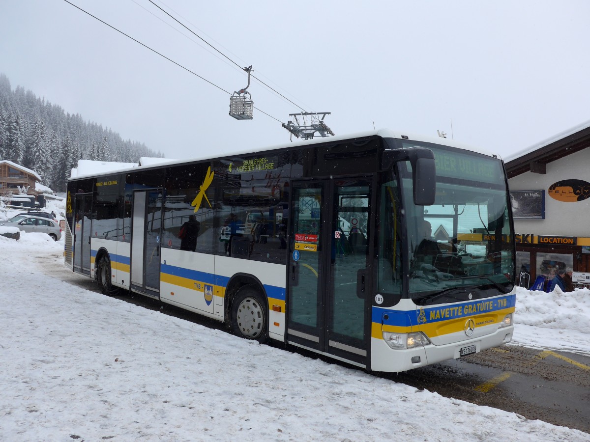 (148'724) - TMR Martigny - Nr. 101/VS 176'079 - Mercedes am 2. Februar 2014 in Verbier, Mdran