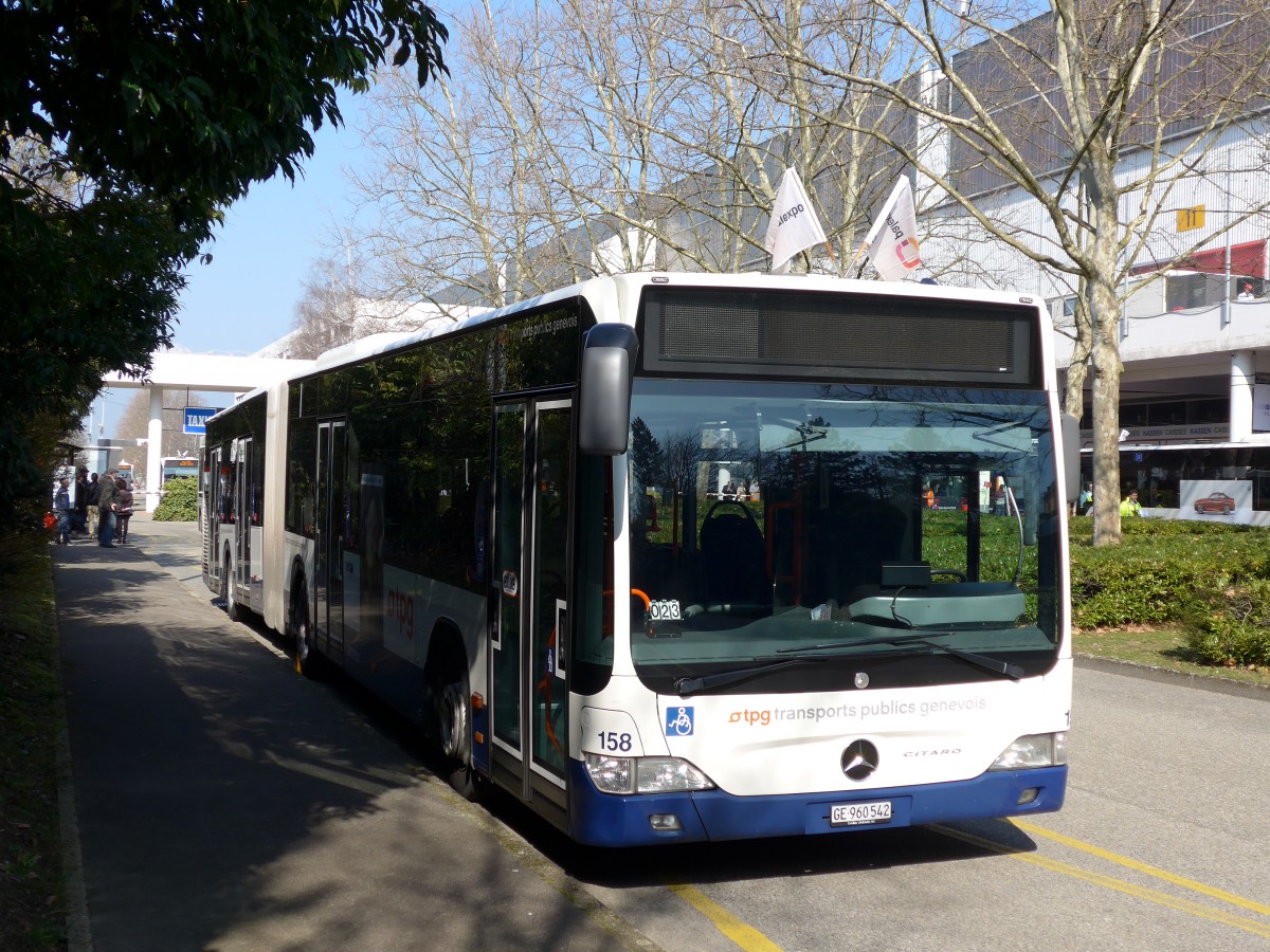 (149'225) - TPG Genve - Nr. 158/GE 960'542 - Mercedes am 9. Mrz 2014 in Genve, Palexpo