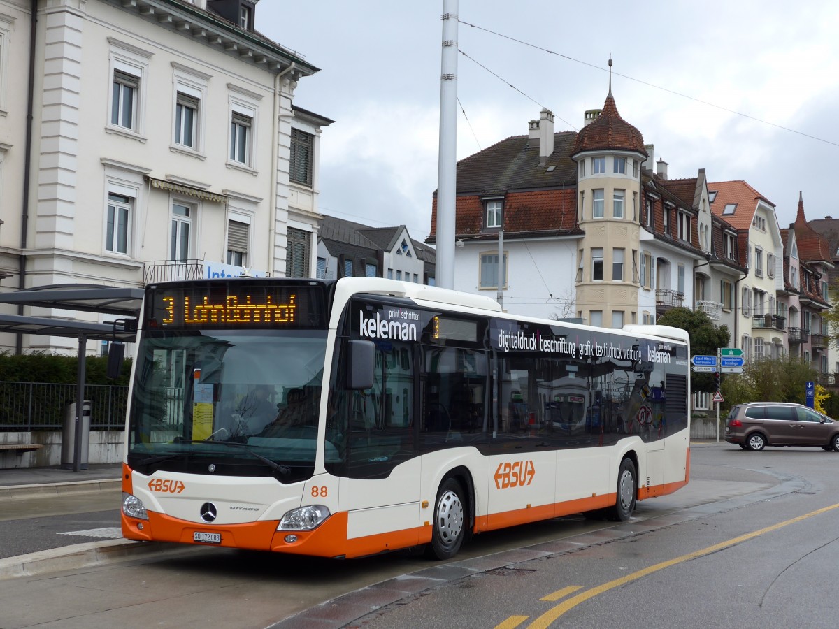 (149'369) - BSU Solothurn - Nr. 88/SO 172'088 - Mercedes am 23. Mrz 2014 beim Hauptbahnhof Solothurn