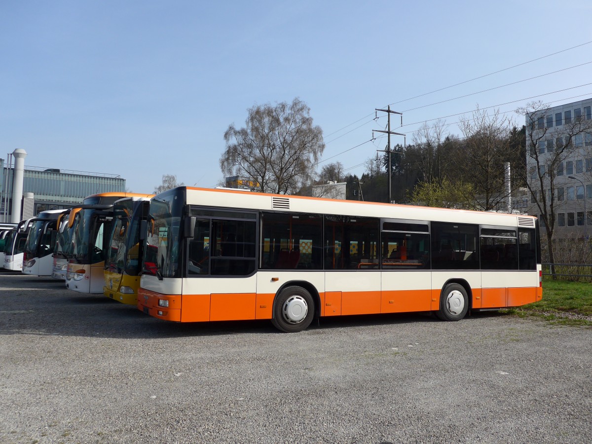 (149'552) - RBS Worblaufen - MAN am 31. Mrz 2014 in Kloten, EvoBus