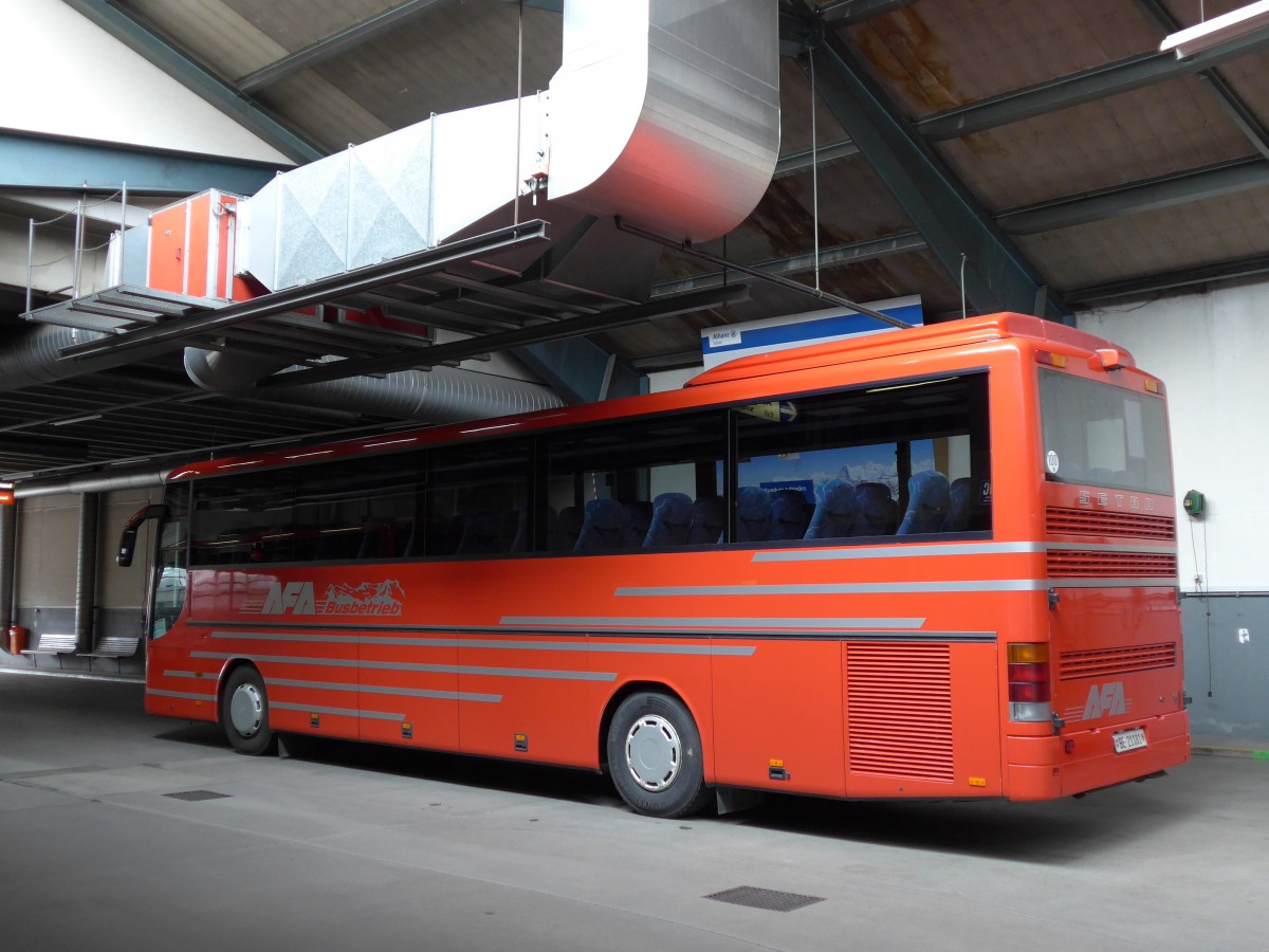 (149'611) - AFA Adelboden - Nr. 26/BE 21'181 - Setra (ex Nr. 16; ex Frhlich, D-Ludwigshafen/Rhein) am 12. April 2014 im Autobahnhof Adelboden