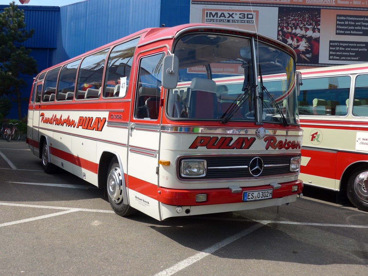 (149'761) - Krech, Aichwald - ES-O 302H - Mercedes (ex Pulay, A-Wien) am 25. April 2014 in Sinsheim, Museum