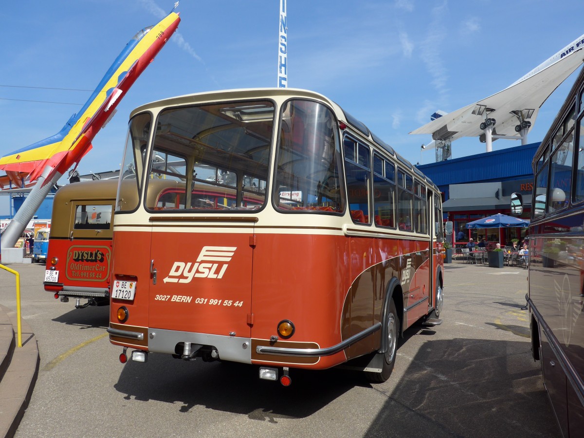 (149'772) - Aus der Schweiz: Dysli, Bern - Nr. 18/BE 17'120 - FBW/FHS (ex P 23'211; ex P 21'011) am 25. April 2014 in Sinsheim, Museum