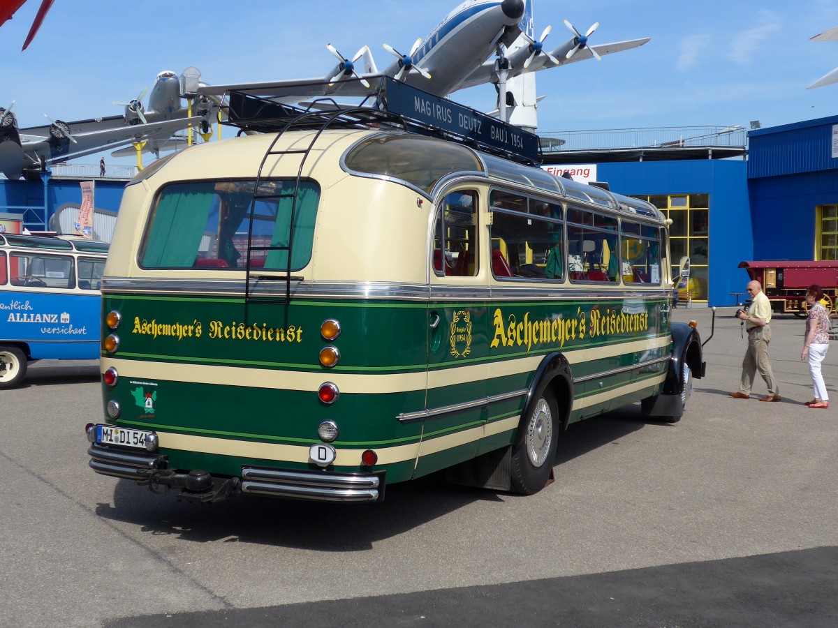 (149'788) - Aschemeyer, Lbbecke - MI-DI 54H - Magirus-Deutz am 25. April 2014 in Sinsheim, Museum