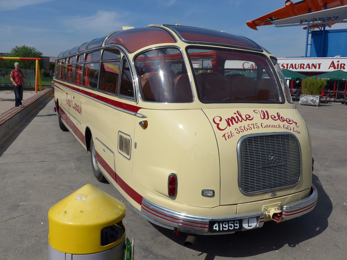 (149'802) - Aus Luxemburg: Weber, Canach - 41'959 - Setra am 25. April 2014 in Sinsheim, Museum