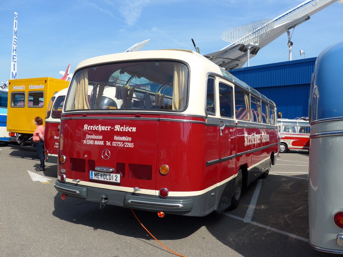 (149'818) - Aus Oesterreich: Kerschner, Mank - ME OLDI 2 - Mercedes am 25. April 2014 in Sinsheim, Museum