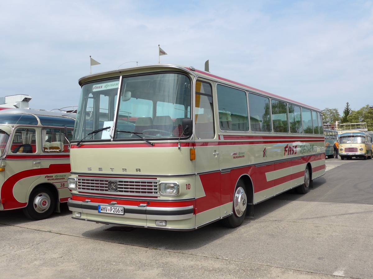 (150'230) - Fass, Wilhelmshaven - Nr. 10/WHV-P 206H - Setra am 26. April 2014 in Speyer, Technik-Museum