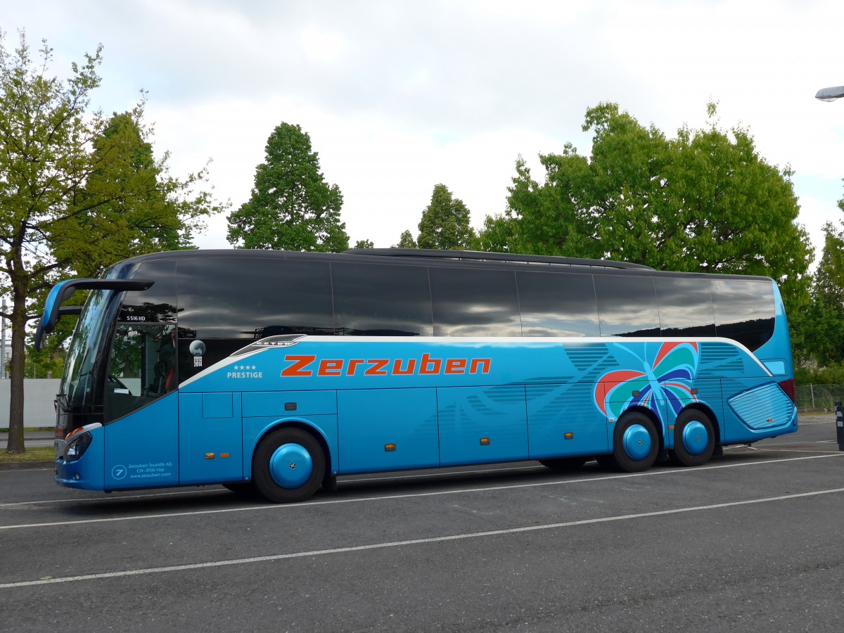 (150'663) - Zerzuben, Visp-Eyholz - Nr. 7/VS 59'848 - Setra am 16. Mai 2014 in Thun, Seestrasse