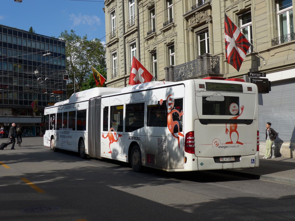 (150'980) - Bernmobil, Bern - Nr. 851/BE 671'851 - Mercedes am 28. Mai 2014 in Bern, Hirschengraben