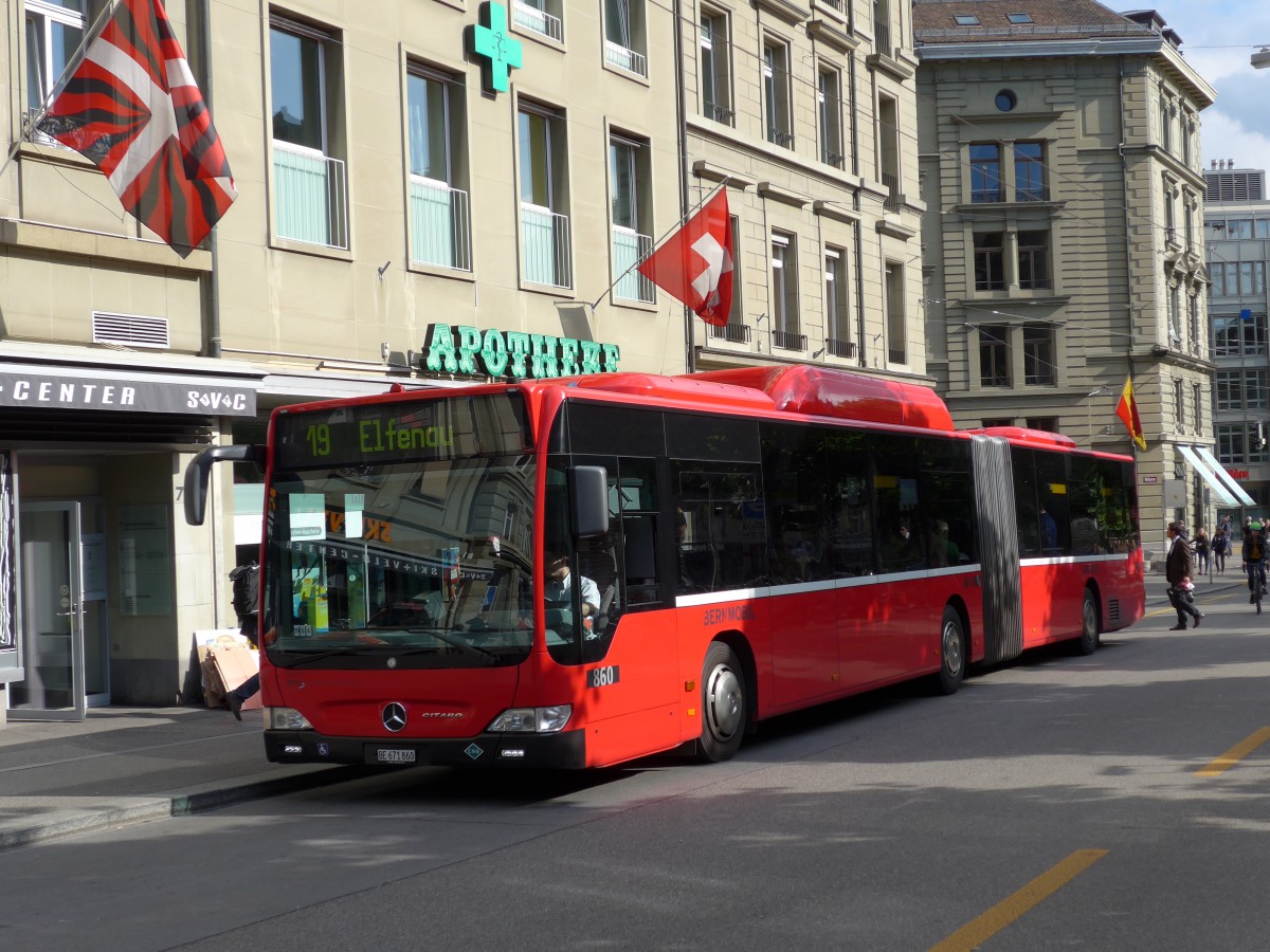 (150'987) - Bernmobil, Bern - Nr. 860/BE 671'860 - Mercedes am 28. Mai 2014 in Bern, Hirschengraben