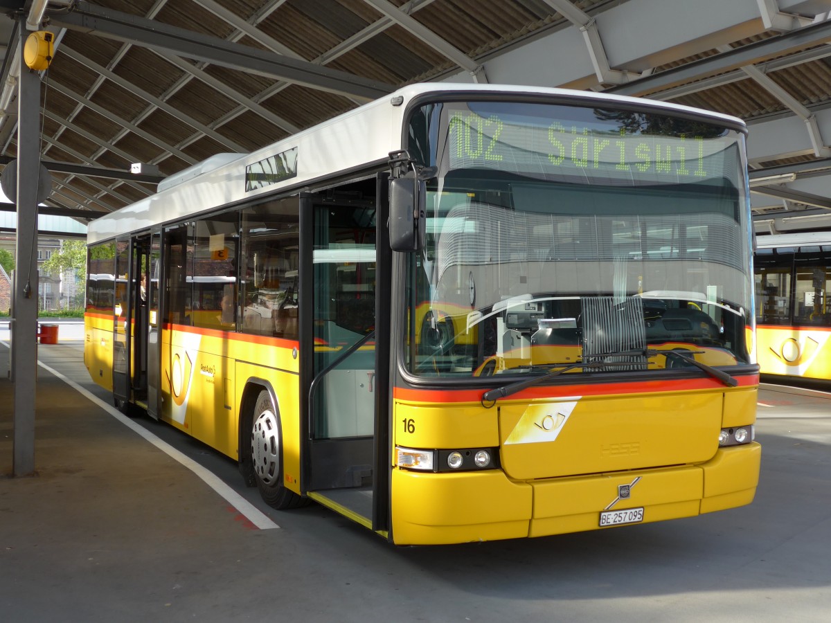 (151'124) - Steiner, Ortschwaben - Nr. 16/BE 257'095 - Volvo/Hess am 1. Juni 2014 in Bern, Postautostation