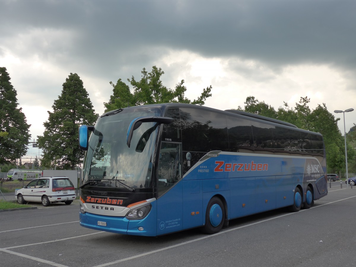 (151'220) - Zerzuben, Visp-Eyholz - Nr. 11/VS 55'832 - Setra am 2. Juni 2014 in Thun, Seestrasse