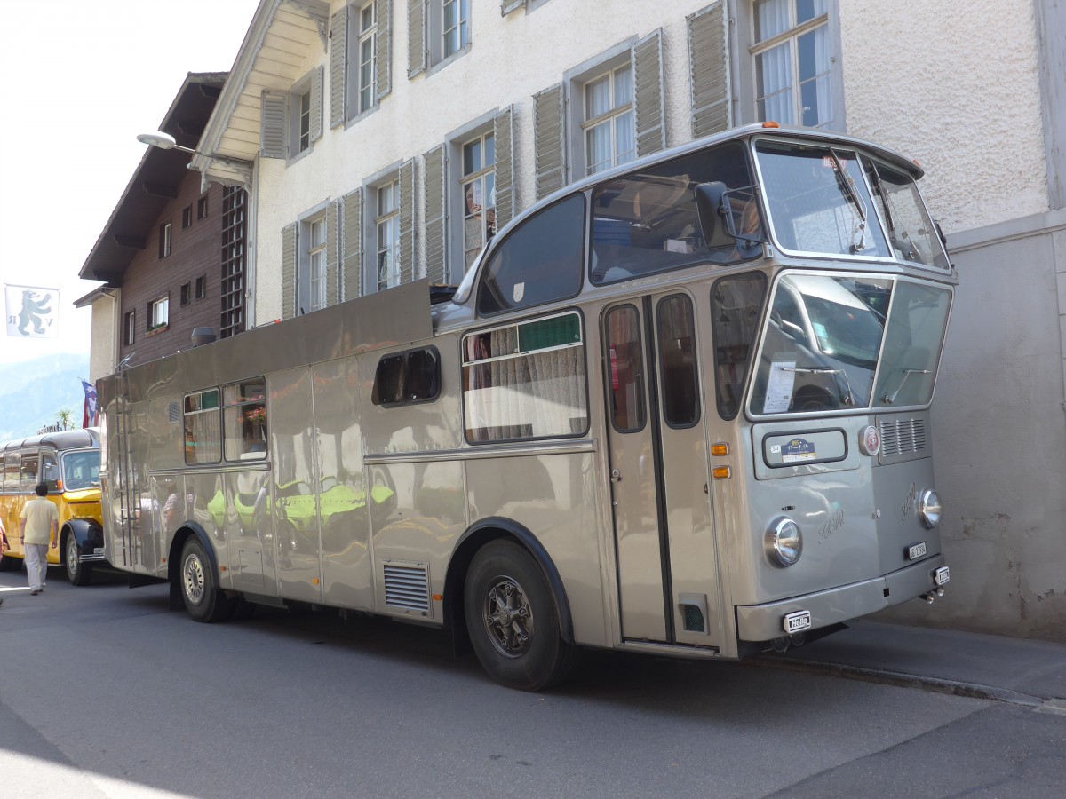 (151'378) - Schneider, Schmerikon - SG 13'934 - FBW/Tscher Hochlenker (ex Basler, Hofstetten; ex VBZ Zrich Nr. 244) am 8. Juni 2014 in Brienz, OiO