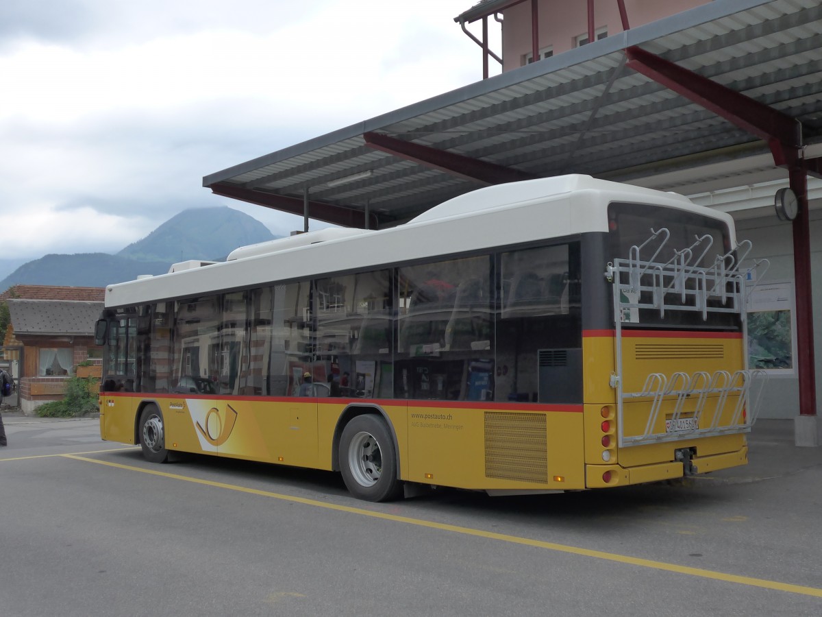 (151'582) - AVG Meiringen - Nr. 68/BE 401'568 - Scania/Hess (ex Nr. 59; ex Steiner, Messen) am 15. Juni 2014 in Meiringen, Postautostation