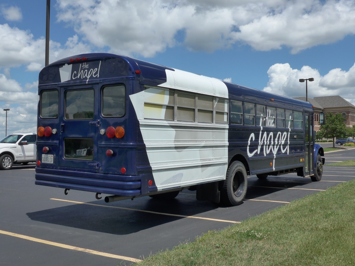 (152'458) - The Chapel, Libertyville - 31'051 CV - International (ex Schulbus) am 9. Juli 2014 in Libertyville, The Chapel