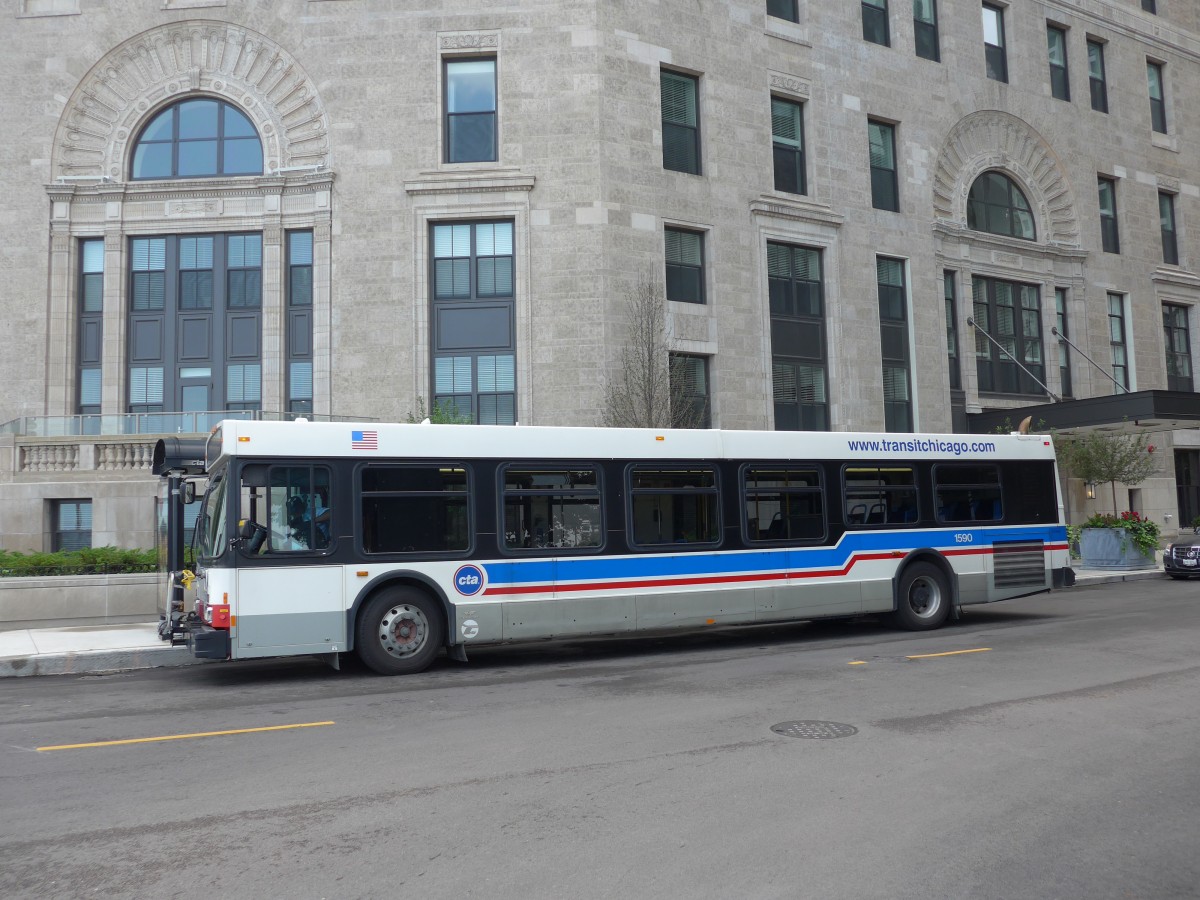 (152'740) - CTA Chicago - Nr. 1590/M 168'951 - New Flyer am 14. Juli 2014 in Chicago