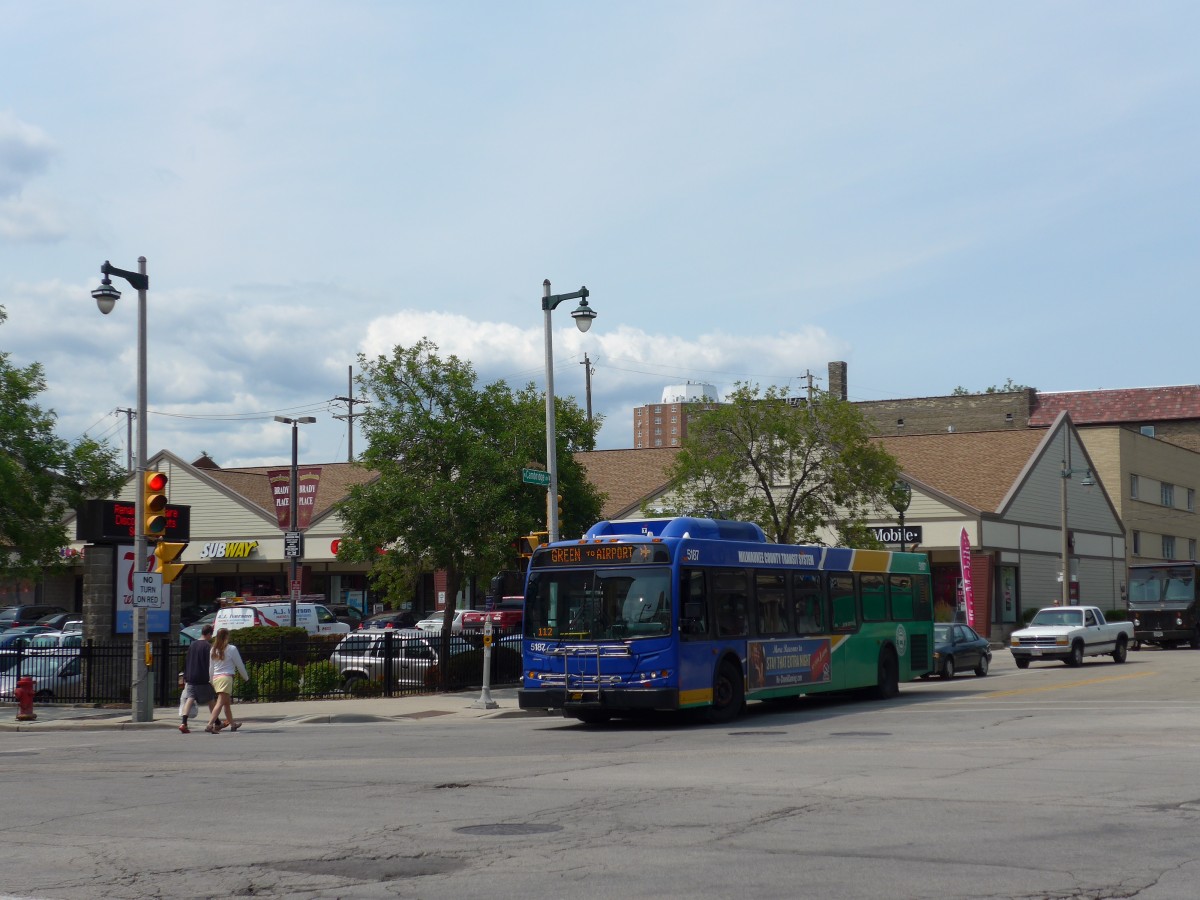 (153'076) - MCTS Milwaukee - Nr. 5187/80'837 - New Flyer am 17. Juli 2014 in Milwaukee