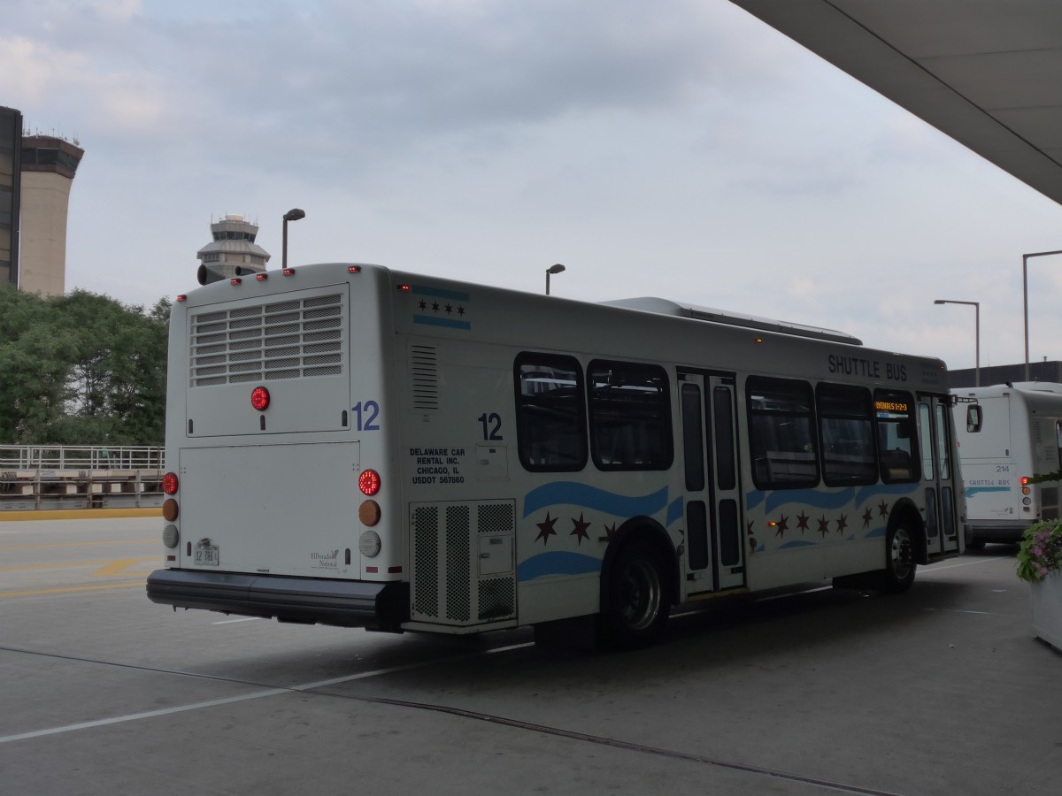 (153'278) - Delaware, Chicago - Nr. 12/12'786 L - ElDorado National am 19. Juli 2014 in Chicago, Airport O'Hare