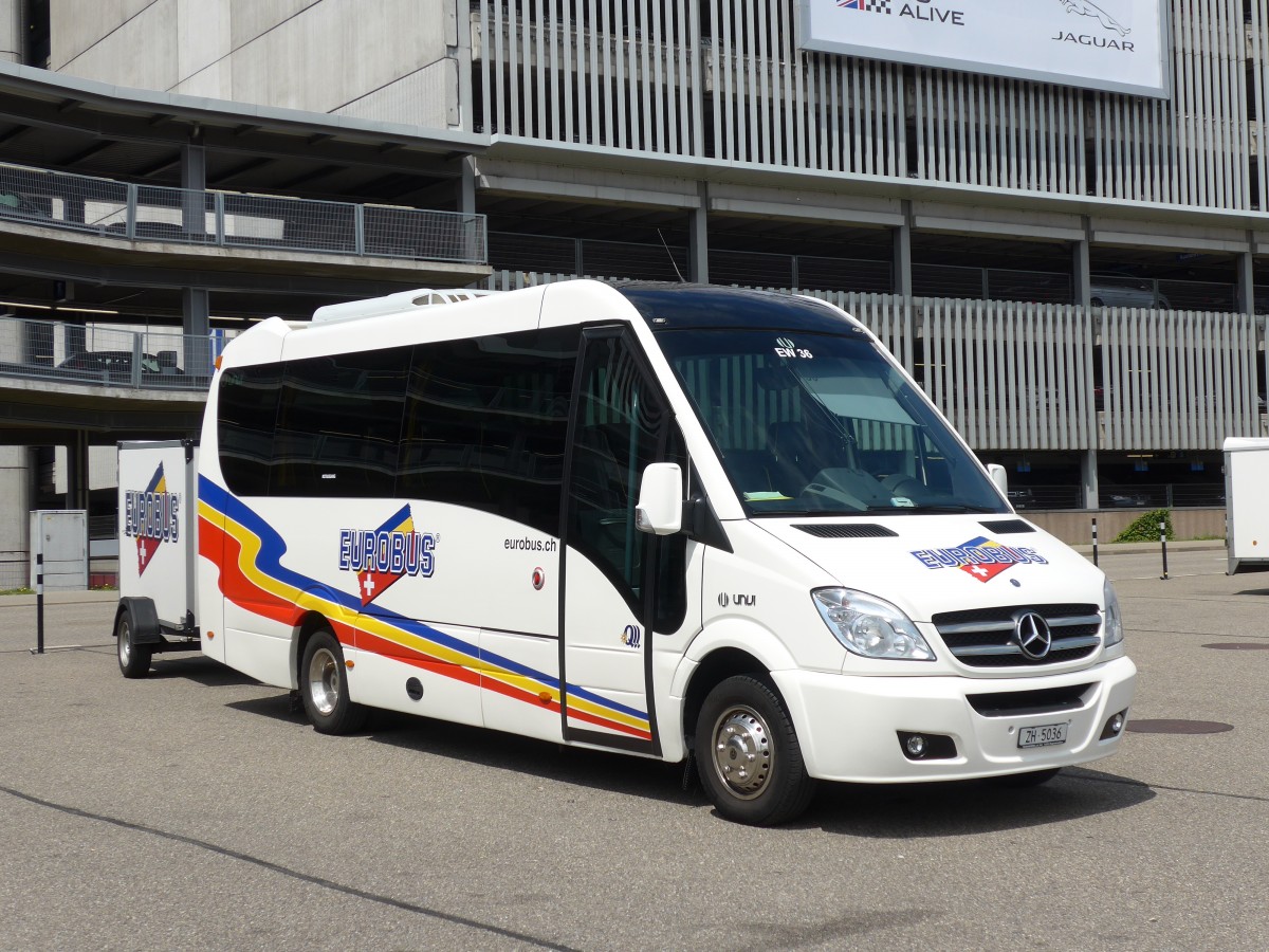 (153'647) - Welti-Furrer, Zrich - Nr. 36/ZH 5036 - Mercedes/UNVI am 4. August 2014 in Zrich, Flughafen