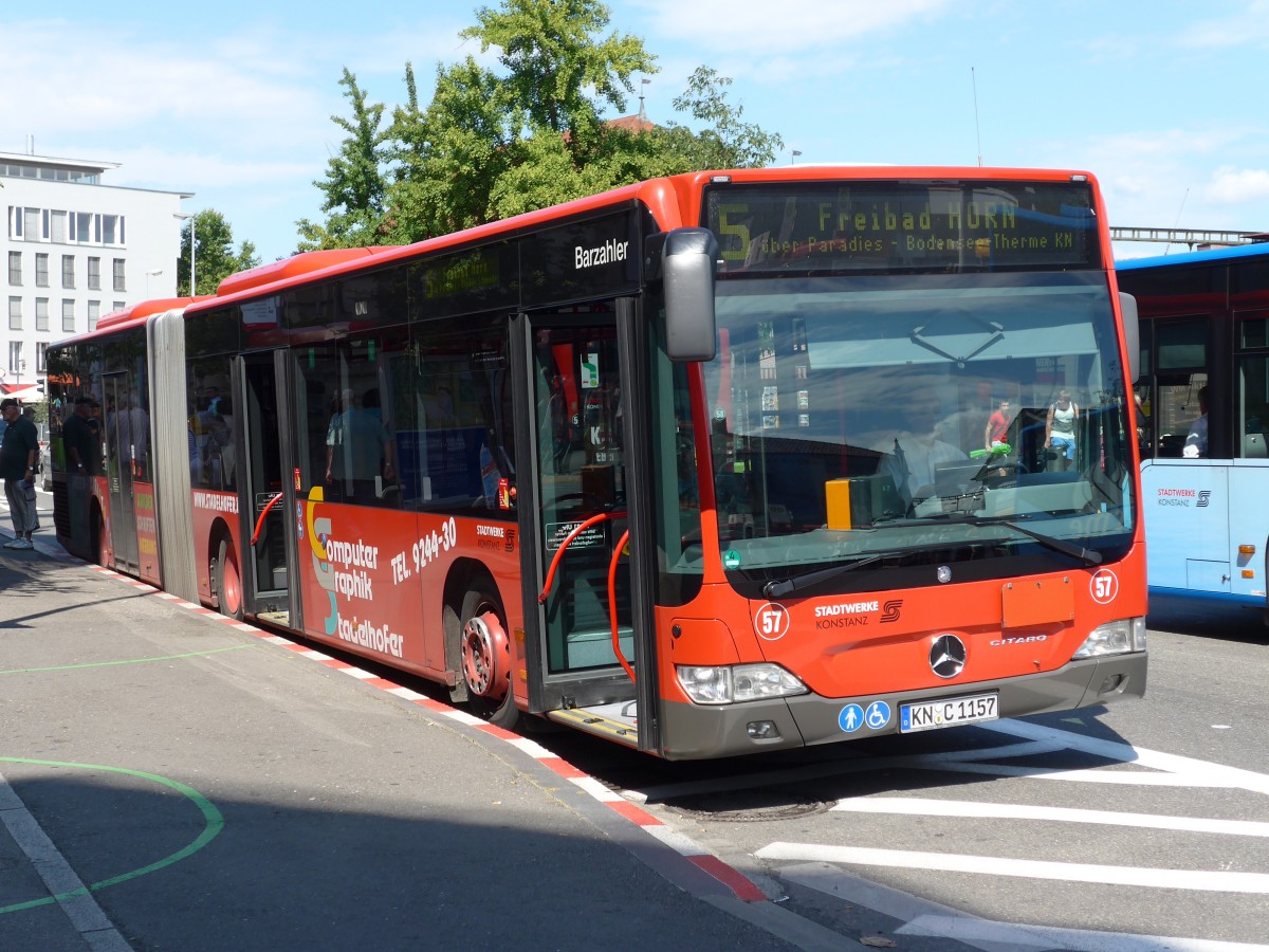 (153'656) - SWK Konstanz - Nr. 57/KN-C 1157 - Mercedes am 4. August 2014 in Konstanz, Post/Marktsttte