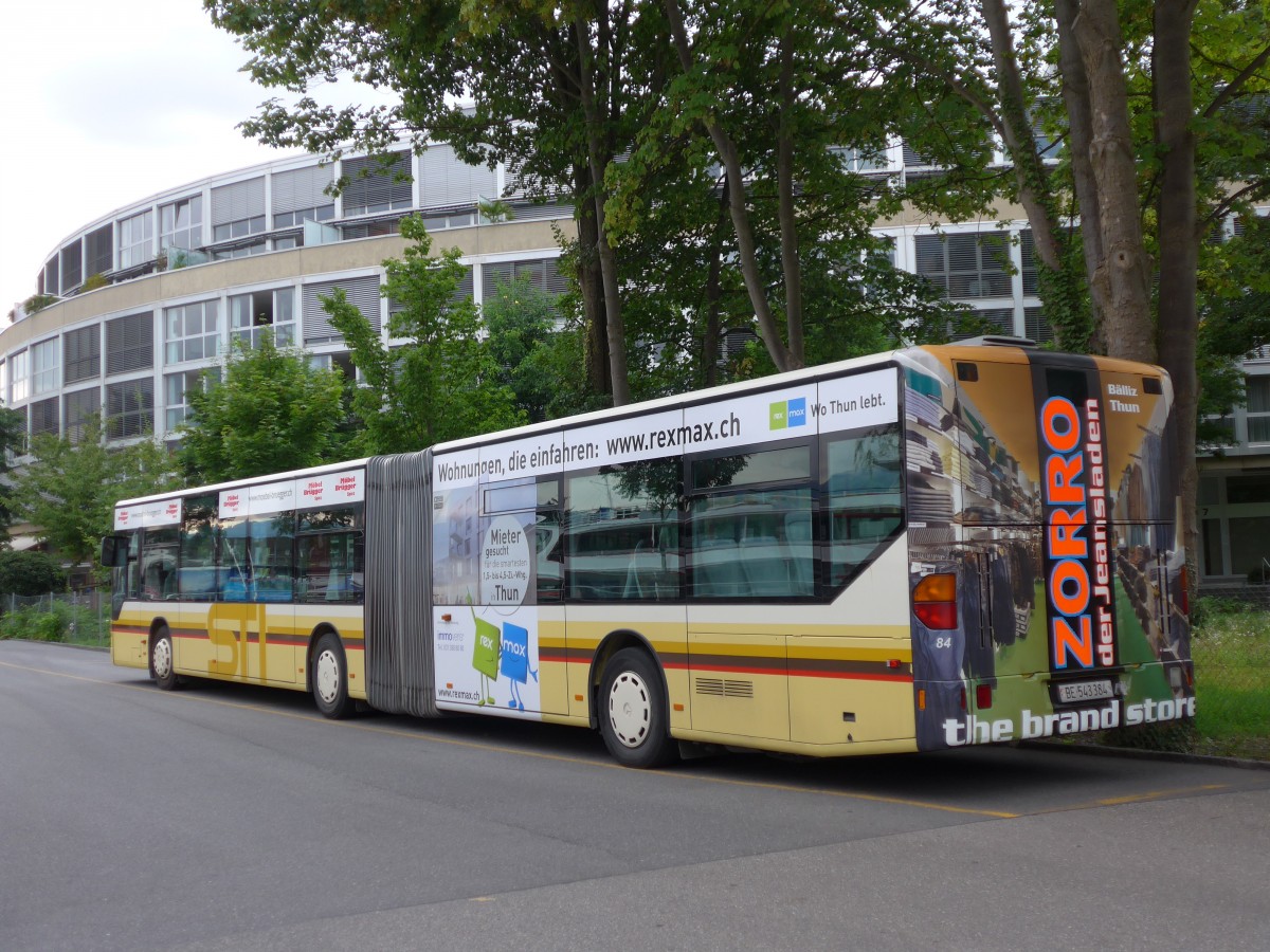 (153'736) - STI Thun - Nr. 84/BE 543'384 - Mercedes am 12. August 2014 bei der Schifflndte Thun