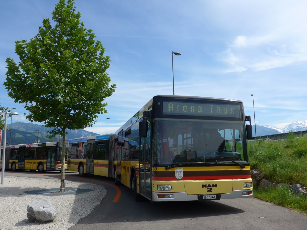 (153'984) - STI Thun - Nr. 90/BE 572'090 - MAN am 17. August 2014 in Thun, Arena Thun