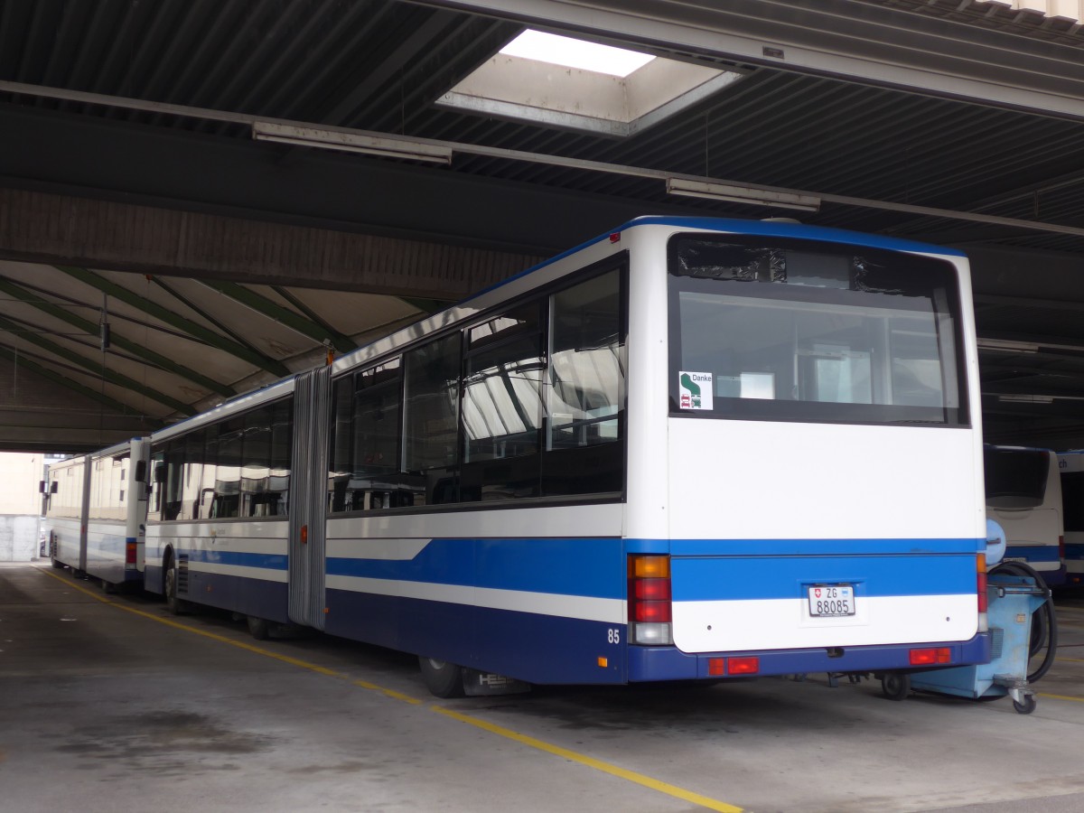 (154'103) - ZVB Zug - Nr. 85/ZG 88'085 - NAW/Hess am 19. August 2014 in Zug, Garage