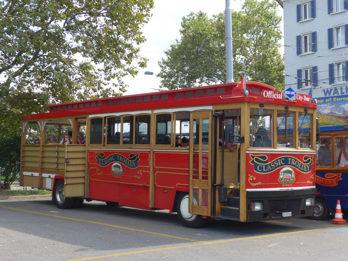 (154'363) - Meier, Zrich - ZH 301'569 - Classic Trolley am 21. August 2014 in Zrich, Sihlquai