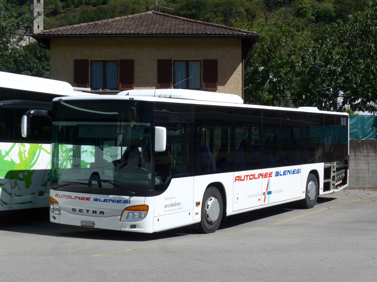 (154'798) - ABl Biasca - Nr. 19/TI 231'019 - Setra am 1. September 2014 in Biasca, Garage