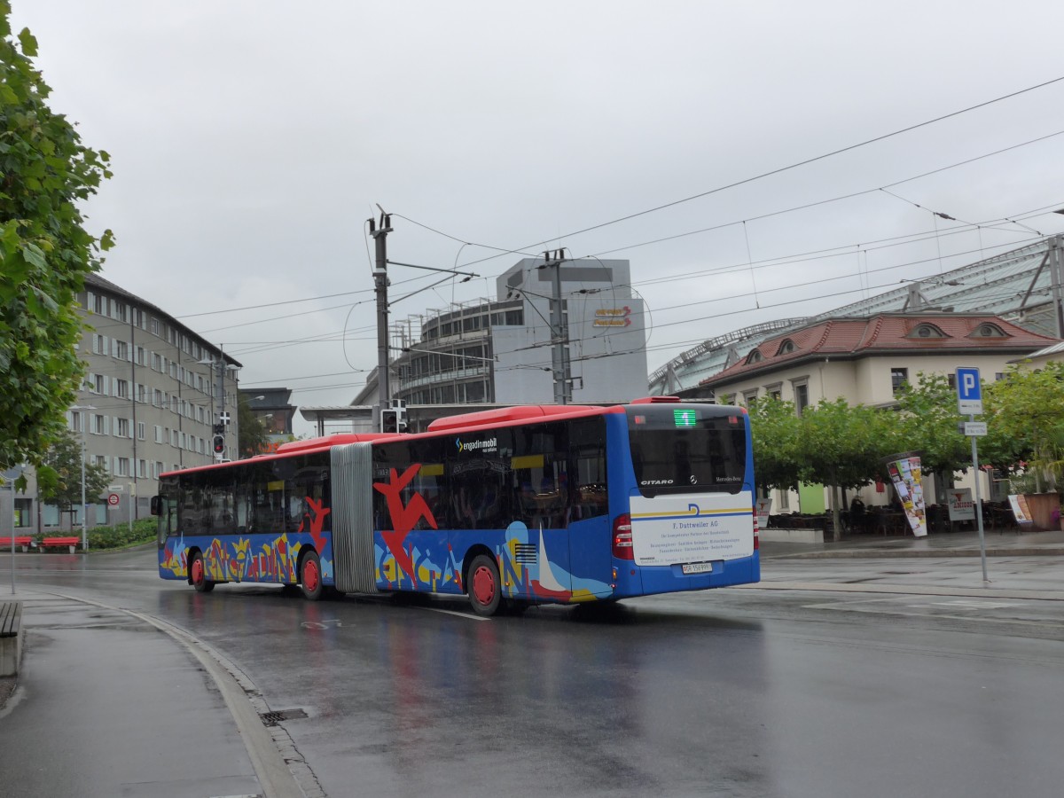 (154'931) - SBC Chur - Nr. 98/GR 156'998 - Mercedes am 13. September 2014 beim Bahnhof Chur