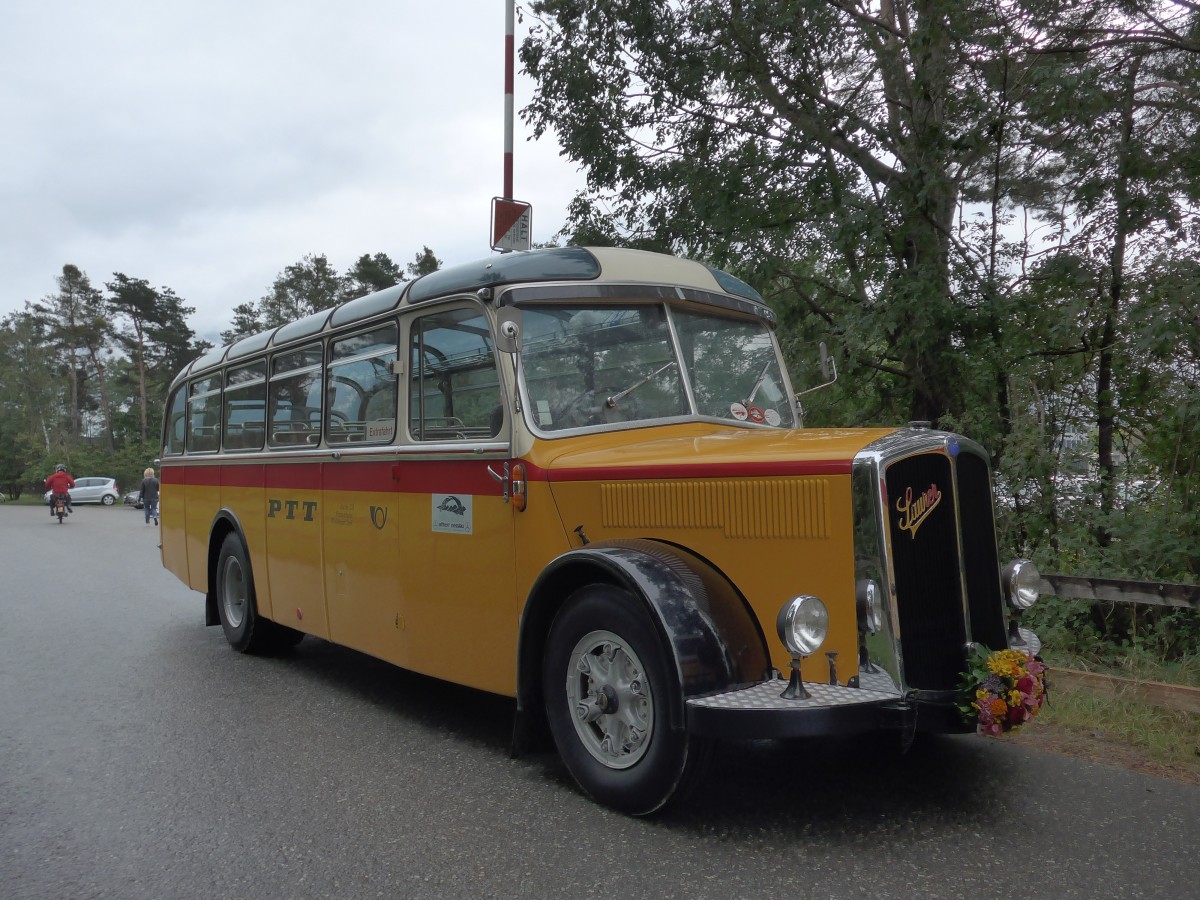 (154'963) - Altherr, Nesslau - SG 1368 U - Saurer/Tscher (ex Buchli, Versam) am 13. September 2014 in Chur, Waffenplatz