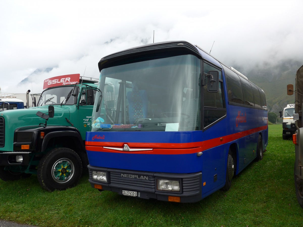 (154'978) - Amsler, Frmsen - SG 27'410 U - Neoplan am 13. September 2014 in Chur, Waffenplatz