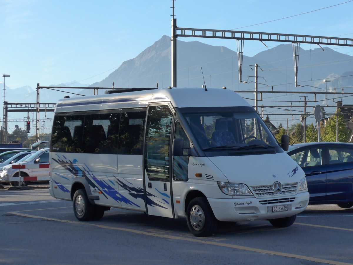 (155'408) - von Aesch, Grossaffoltern - BE 55'479 - Mercedes am 28. September 2014 in Thun, CarTerminal