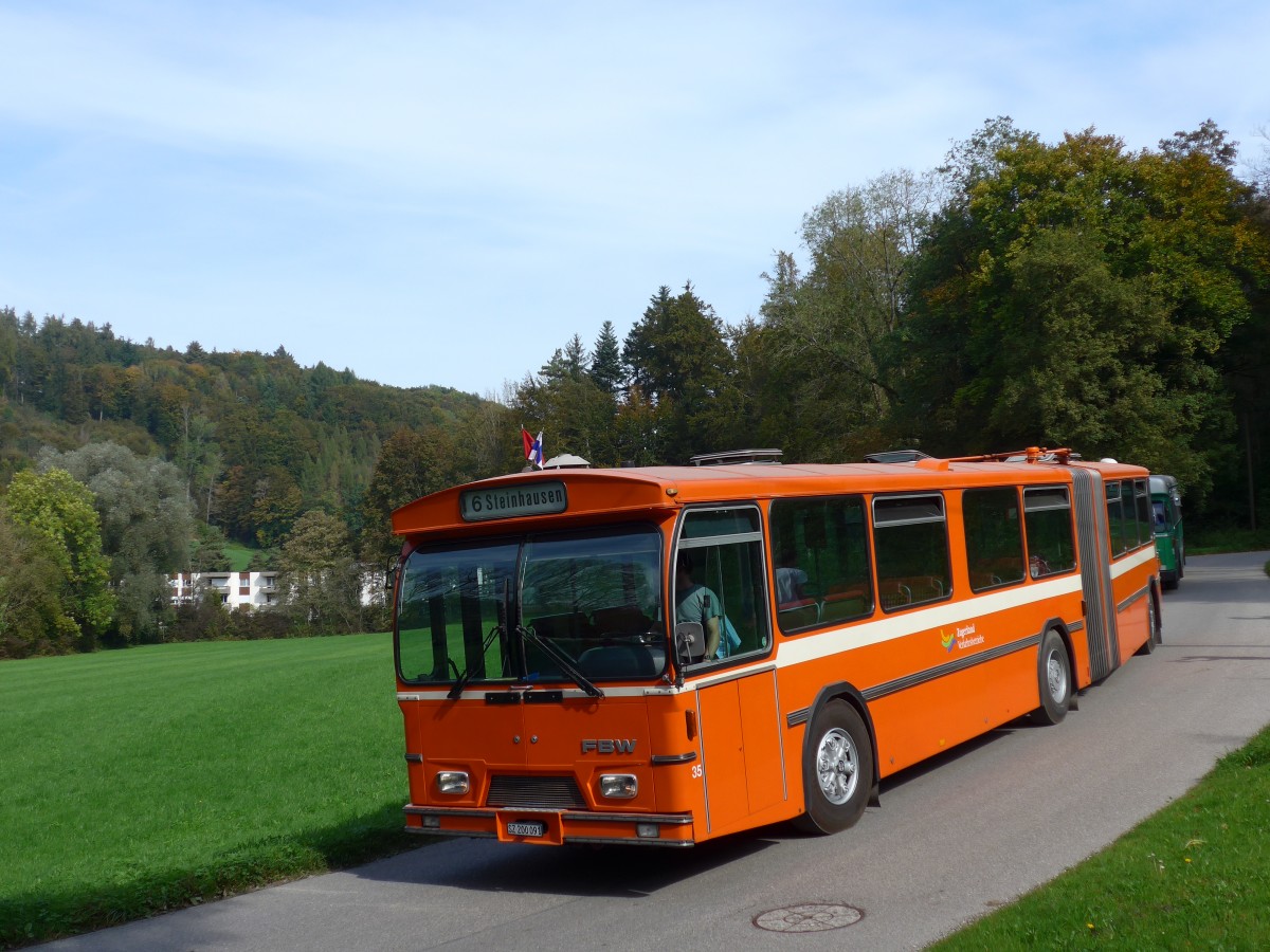 (155'503) - ZVB Zug (RWB) - Nr. 35/SZ 200'091 - FBW/Hess am 5. Oktober 2014 bei Oberburg