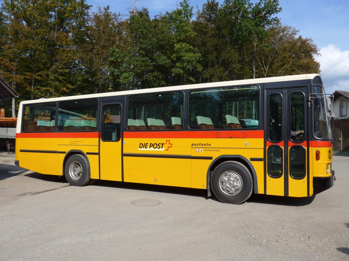 (155'538) - Barenco, Faido - TI 174 U - NAW/Hess (ex Buzzi, Bern; ex TSB Seelisberg; ex Engeloch, Riggisberg Nr. 1; ex P 24'431) am 5. Oktober 2014 in Oberburg, Ziegelgut