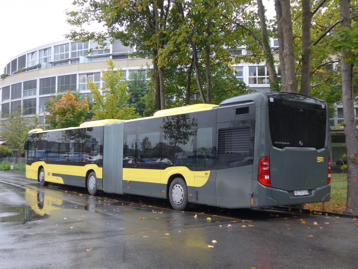 (155'695) - STI Thun - Nr. 162/BE 752'162 - Mercedes am 13. Oktober 2014 bei der Schifflndte Thun