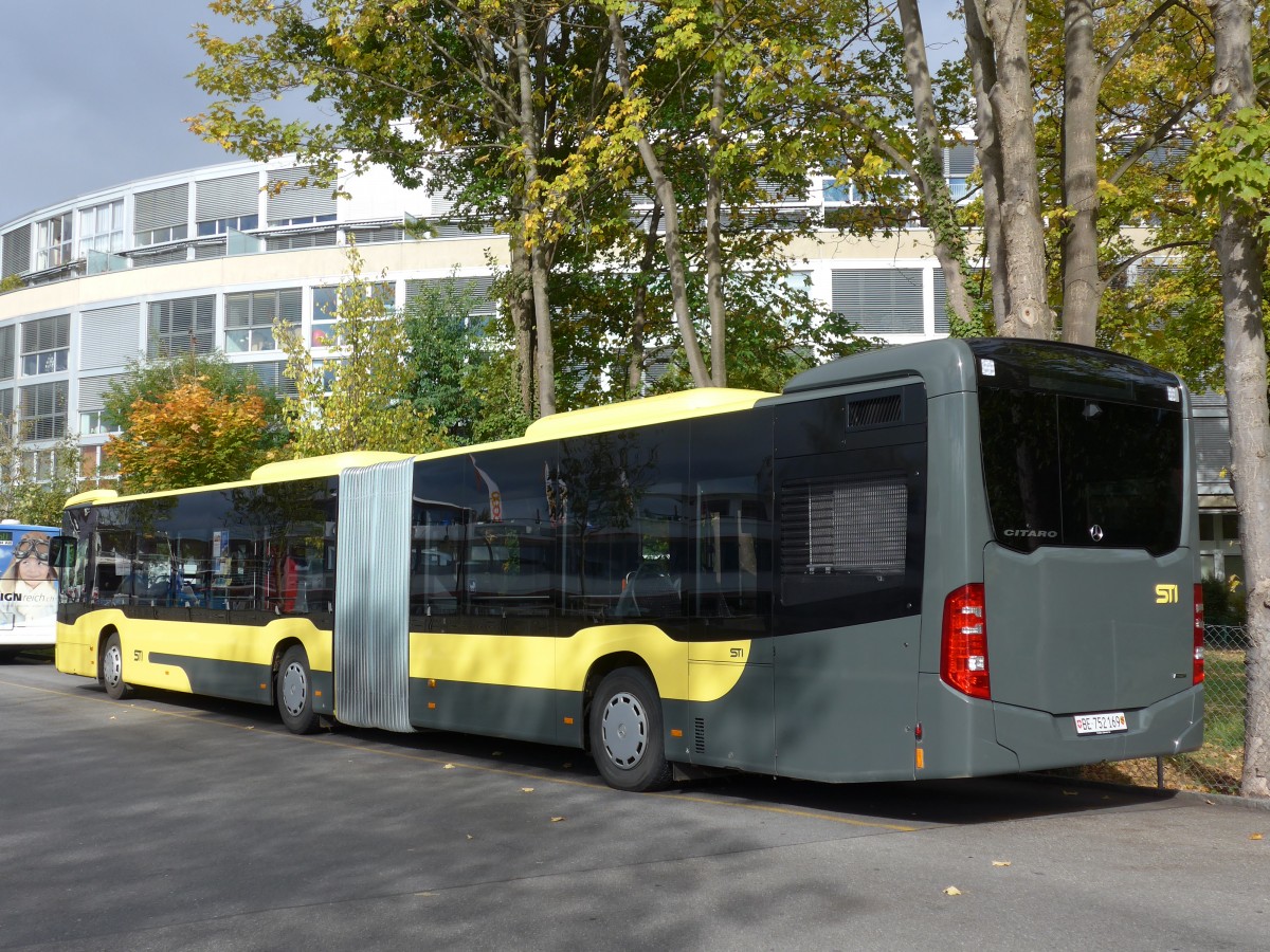 (156'135) - STI Thun - Nr. 169/BE 752'169 - Mercedes am 27. Oktober 2014 bei der Schifflndte Thun