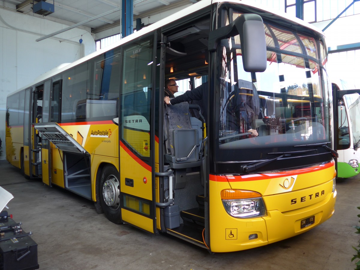 (156'428) - TpM, Mesocco - Setra am 7. November 2014 in Kloten, EvoBus