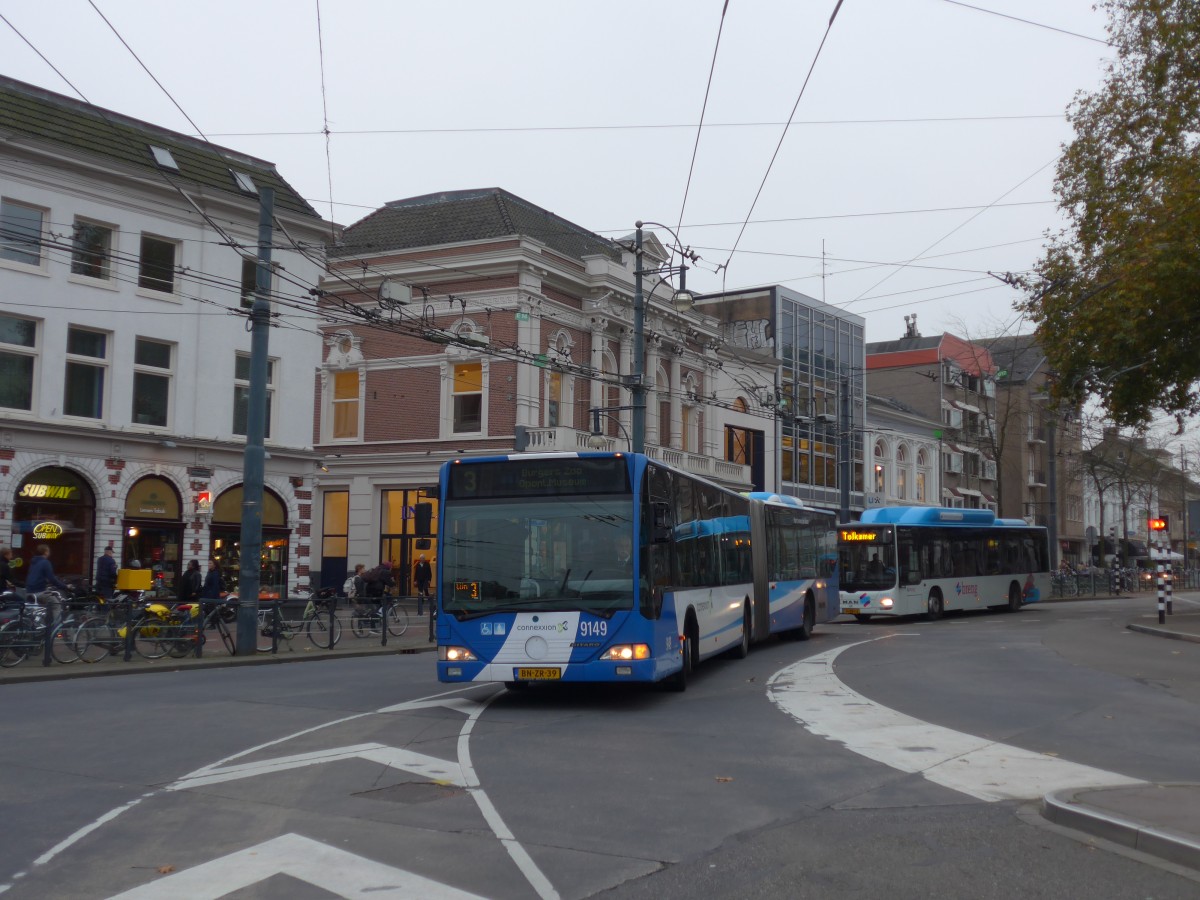 (157'008) - Connexxion - Nr. 9149/BN-ZR-39 - Mercedes am 20. November 2014 in Arnhem, Willemsplein