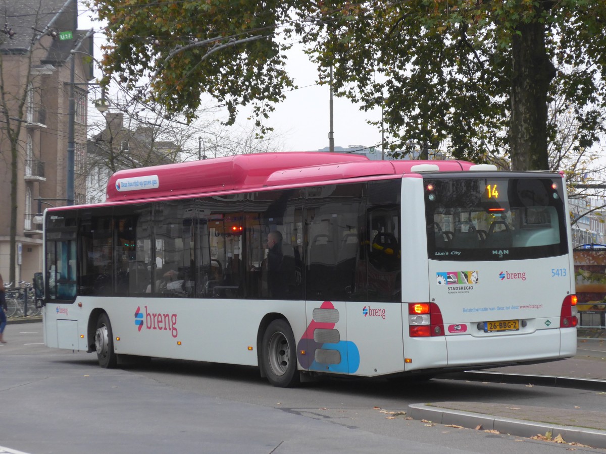 (157'017) - Breng, Ijsselmuiden - Nr. 5413/26-BBG-2 - MAN am 20. November 2014 in Arnhem, Willemsplein